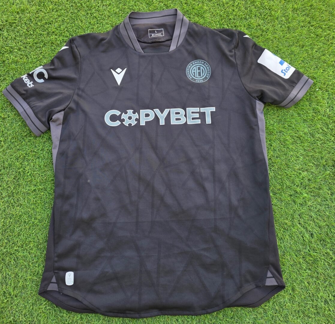LEO NATEL – AEL LIMASSOL – MATCH WORN JERSEY – CYTA CHAMPIONSHIP – SEASON 2025/2026 - Image 3