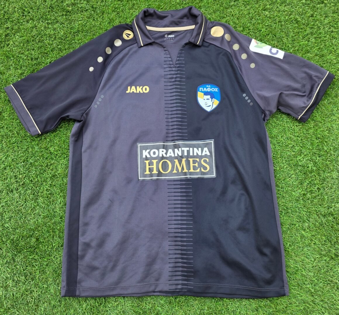 ADAM NEMEC – PAFOS FC – MATCH WORN JERSEY – CYPRUS CHAMPIONSHIP – SEASON 2017/2018 - Image 3