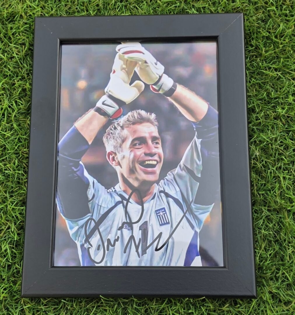ANTONIS NIKOPOLODIS – GREECE NATIONAL TEAM – HAND SIGNED FRAME - Image 2