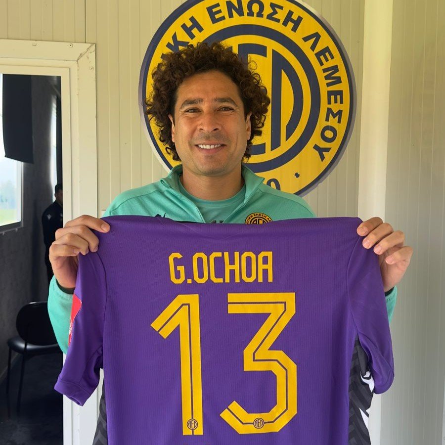 GUILLERMO OCHOA – AEL LIMASSOL – MATCH WORN AND SIGNED JERSEY – OMONOIA VS AEL (1-2, 04/02/2026) – CYPRUS CUP 2025/2026 QUARTER FINAL - Image 2