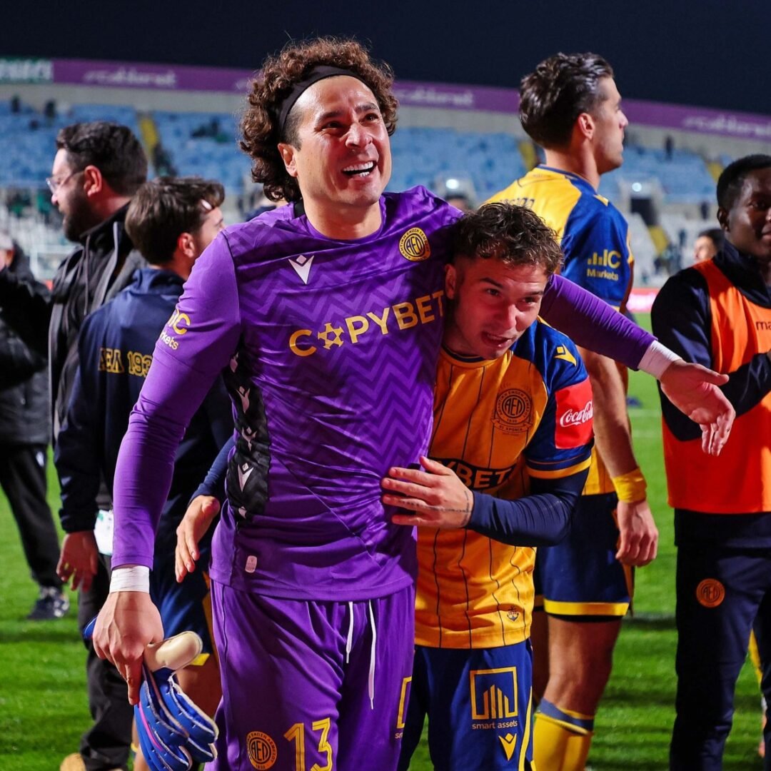 GUILLERMO OCHOA – AEL LIMASSOL – MATCH WORN AND SIGNED JERSEY – OMONOIA VS AEL (1-2, 04/02/2026) – CYPRUS CUP 2025/2026 QUARTER FINAL