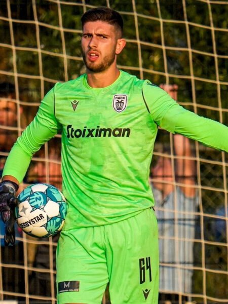 CHRISTOS TALICHMANIDIS - PAOK - MATCH ISSUED AND SIGNED JERSEY - SUPER LEAGUE GREECE - SEASON 2020/2021