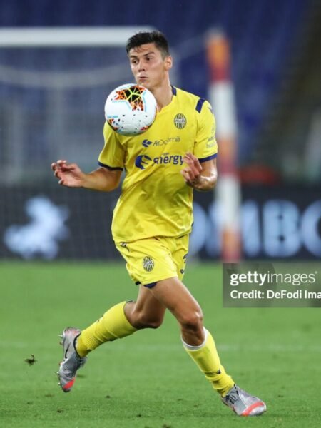 MATTEO PESSINA - HELLAS VERONA - MATCH WORN JERSEY - SERIE A - SEASON 2019/2020