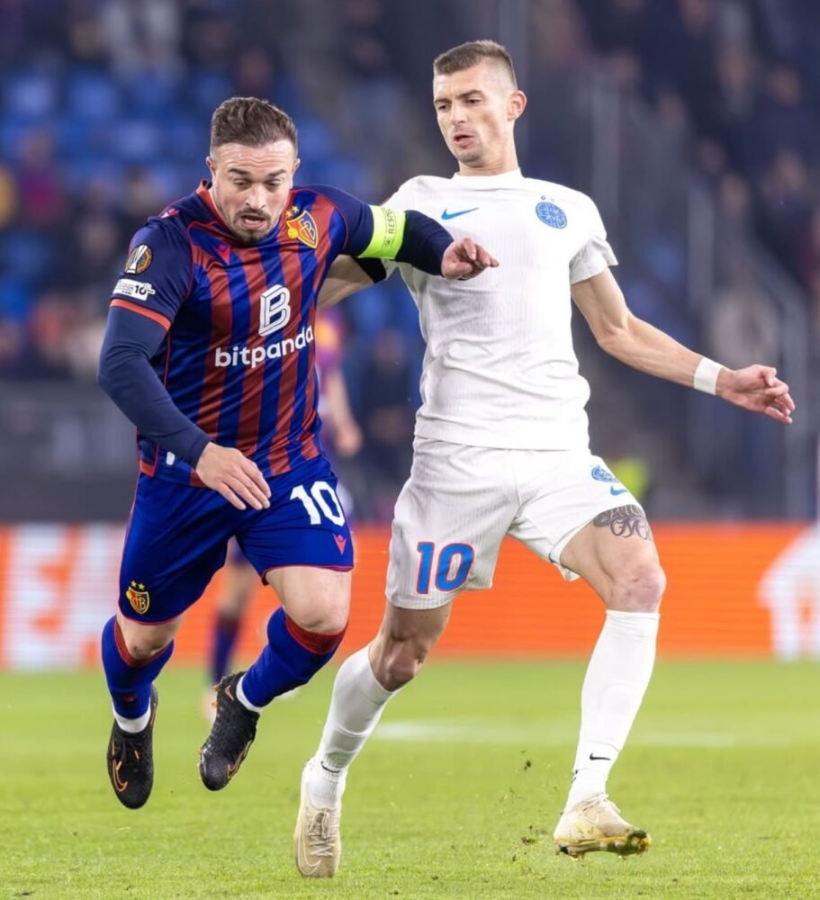 FLORIN TANASE – FCSB – MATCH-ISSUED AND SIGNED JERSEY – EUROPA LEAGUE – SEASON 2025/2026