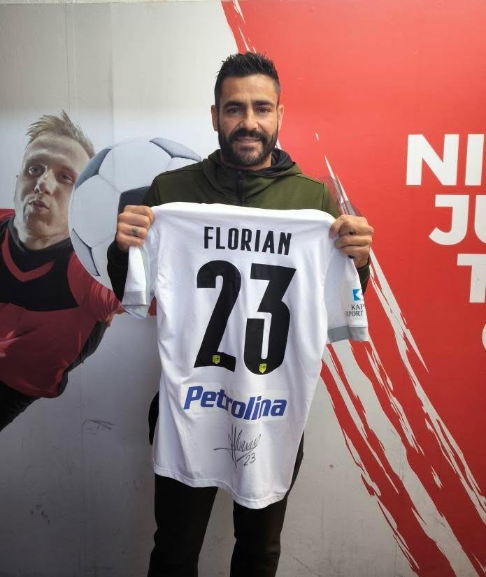 FLORIAN TAULEMESSE – AEK LARNACA – OFFICIAL SIGNED JERSEY – SEASON 2020/2021 - Image 2