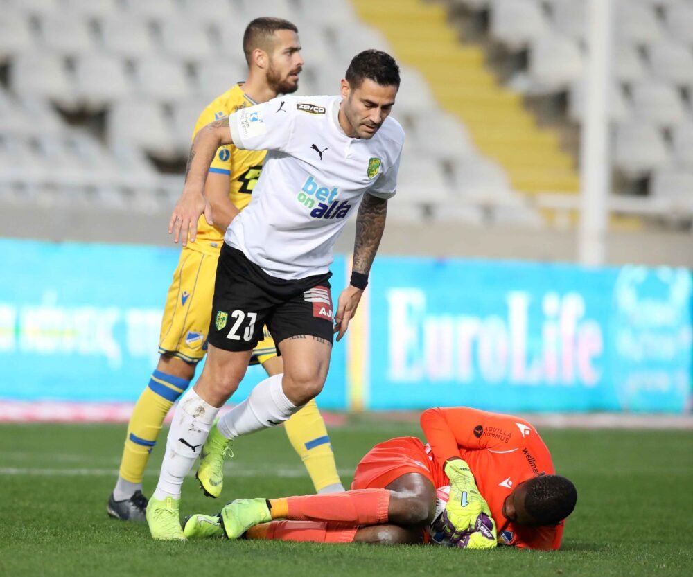FLORIAN TAULEMESSE – AEK LARNACA – OFFICIAL SIGNED JERSEY – SEASON 2020/2021 - Image 4