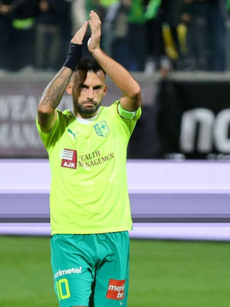 IVAN TRICKOVSKI - AEK LARNACA - MATCH WORN AND SIGNED JERSEY - SEASON 2023/2024