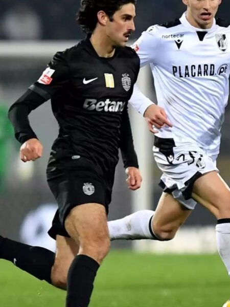 FRANCISCO TRINCAO - SPORTING CP - MATCH WORN AND SIGNED JERSEY - VITORIA SC VS SPORTING CP (1-4, 23/12/2025) - LIGA PORTUGAL