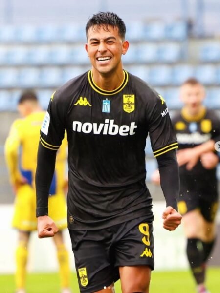 ALVARO ZAMORA – ARIS THESSALONIKI - MATCH WORN JERSEY - GREEK SUPER LEAGUE - SEASON 2024/2025