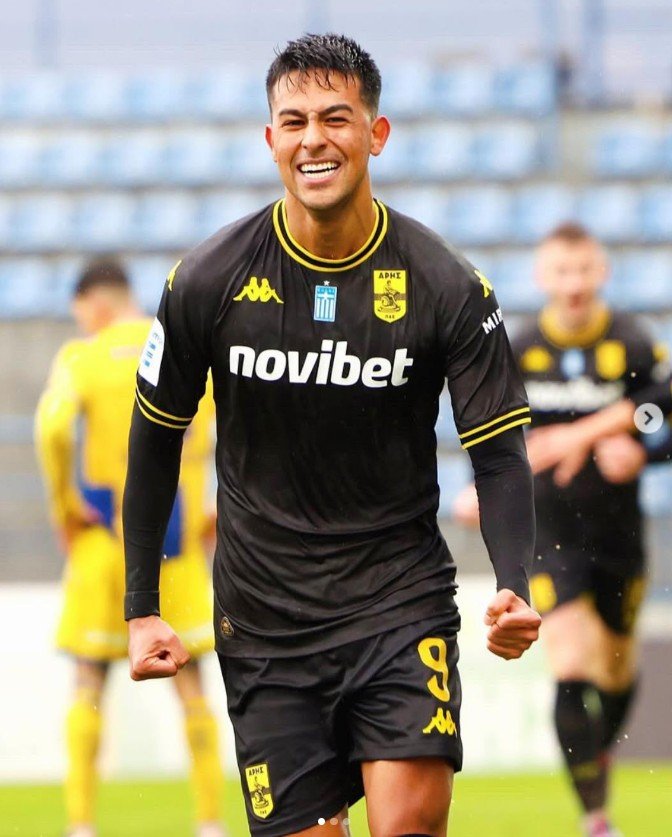 ALVARO ZAMORA – ARIS THESSALONIKI – MATCH WORN JERSEY – GREEK SUPER LEAGUE – SEASON 2024/2025