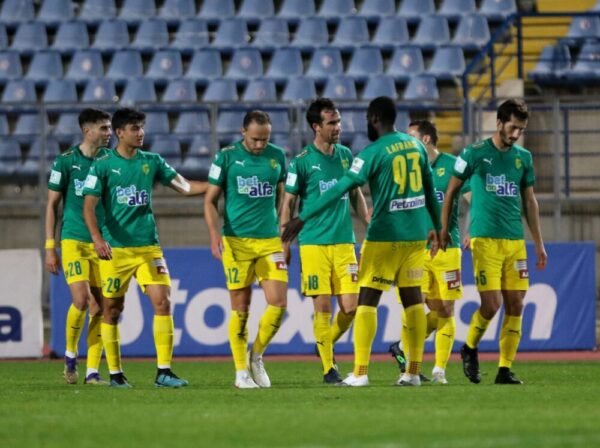 AEK LARNACA – OFFICIAL SHIRT SIGNED BY ALL THE TEAM – SEASON 2020/2021