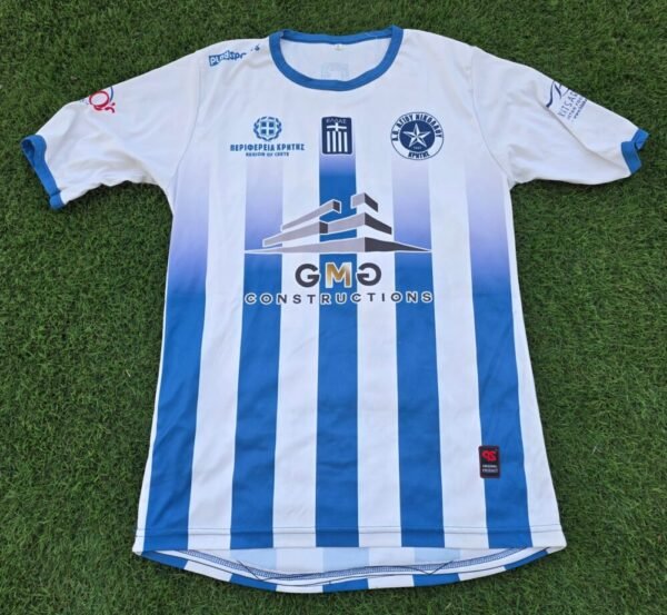 AO AGIOS NIKOLAOS (CRETE) – MATCH WORN JERSEY – GREEK THIRD DIVISION – SEASON 2021/2022 - Image 3