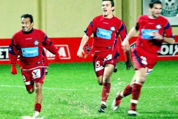 NIKOLAS ANASTASOPOULOS – SKODA XANTHI FC – MATCH-WORN JERSEY – GREEK SUPER LEAGUE – SEASON 2005/2006 - Image 4