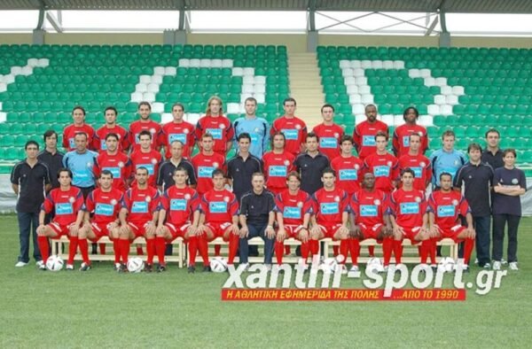 NIKOLAS ANASTASOPOULOS – SKODA XANTHI FC – MATCH-WORN JERSEY – GREEK SUPER LEAGUE – SEASON 2005/2006