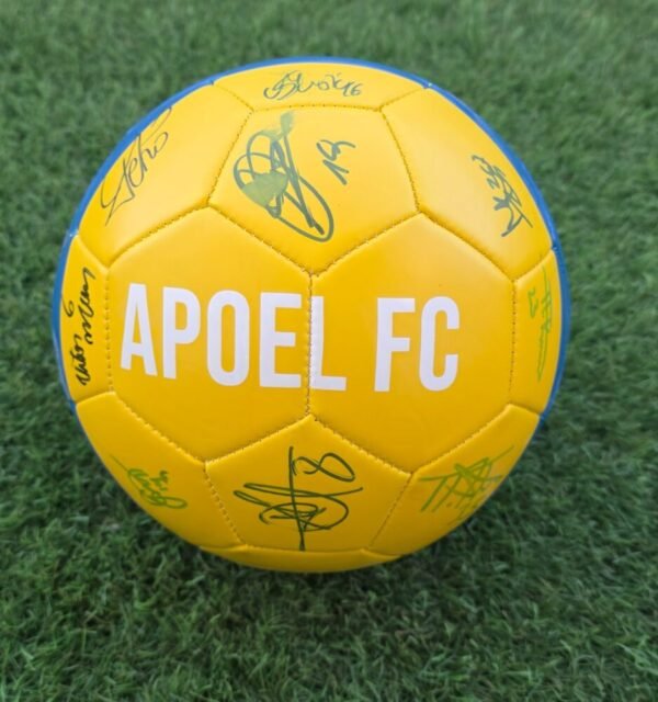 APOEL NICOSIA – OFFICIAL BALL SIGNED BY ALL THE TEAM – SEASON 2024/2025 - Image 4