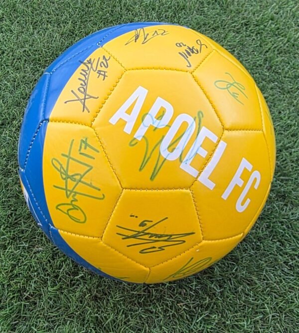 APOEL NICOSIA – OFFICIAL BALL SIGNED BY ALL THE TEAM – SEASON 2024/2025 - Image 2