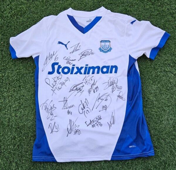 APOLLON LIMASSOL – OFFICIAL TEAM-SIGNED JERSEY – SEASON 2024/2025 - Image 2