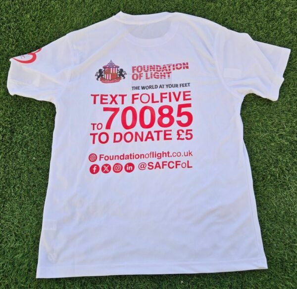 Abdoullah Ba – Sunderland – SIGNED WARM UP JERSEY – SUNDERLAND vs QPR (0-0, 16/3/2024) - Image 2