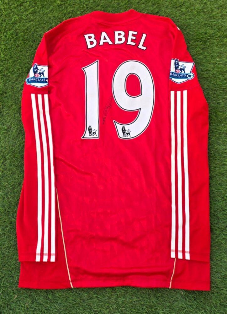 RYAN BABEL – LIVERPOOL – MATCH-ISSUED AND SIGNED JERSEY – PREMIER LEAGUE – SEASON 2010/2011 - Image 3