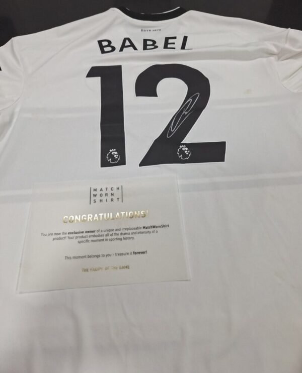 RYAN BABEL – FULHAM – MATCH WORN AND SIGNED – SEASON 2018/2019 - Image 2