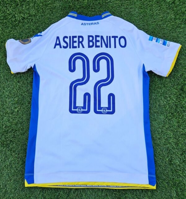 Asier Benito – Asteras Tripolis – MATCH ISSUED JERSEY – SUPER LEAGUE – SEASON 2021/2022 - Image 2
