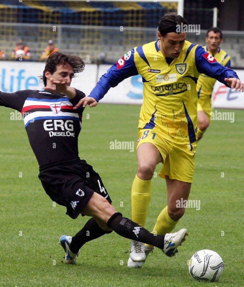 ERJON BOGDANI – CHIEVO VERONA – MATCH WORN JERSEY – SERIE A – SEASON 2006/2007