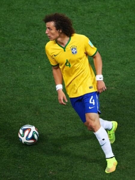 DAVID LUIZ - BRAZIL NATIONAL TEAM – HAND SIGNED FRAME