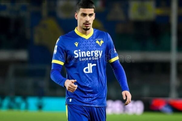 Fabio Depaoli – Hellas Verona – MATCH-WORN SHIRT – SERIE A – SEASON 2022/2023 - Image 4