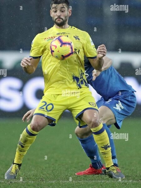 FILIP DJORDJEVIC - CHIEVO VERONA – MATCH ISSUED JERSEY - SERIE A - SEASON 2018/2019