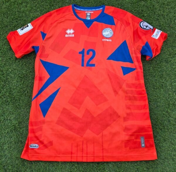 FABIANO FREITAS – CYPRUS NATIONAL TEAM – MATCH WORN (UNWASHED) – CYPRUS VS ROMANIA (2-2, 9/9/2025) – WC 2026 QUALIFIERS - Image 4