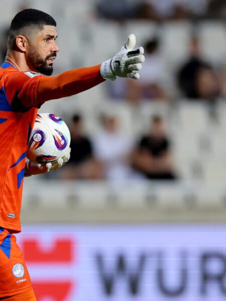 FABIANO FREITAS – CYPRUS NATIONAL TEAM – MATCH WORN (UNWASHED) – CYPRUS VS ROMANIA (2-2, 9/9/2025) – WC 2026 QUALIFIERS