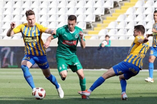 Mickaël Facchinetti – APOEL – MATCH WORN JERSEY – CYPRUS FIRST DIVISION – SEASON 2018/2019