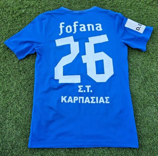 Gaoussou Fofana – Anorthosis Famagusta – MATCH-WORN SHIRT – CYPRUS FIRST DIVISION – SEASON 2013/2014 - Image 2