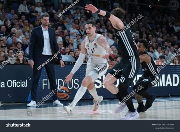 MARIO HEZONJA – REAL MADRID – MATCH WORN AND SIGNED SHIRT – REAL MADRID VS PARIS FC – EUROLEAGUE 2024/2025 - Image 5