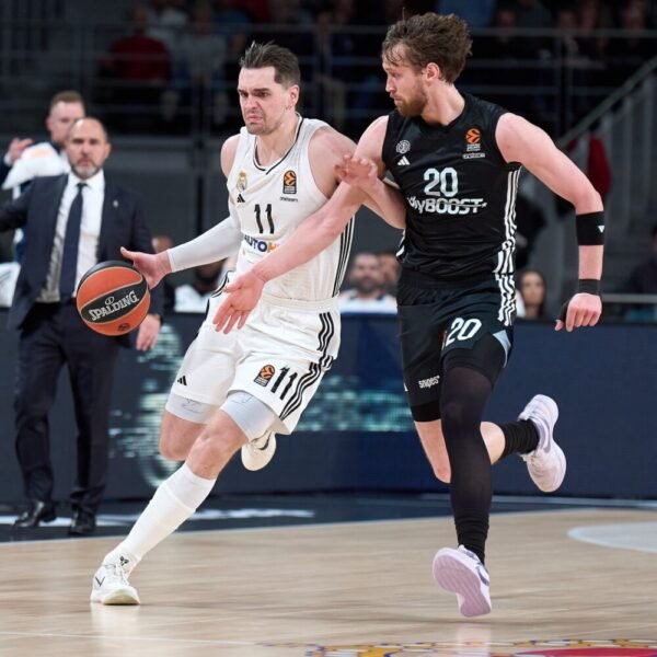 MARIO HEZONJA – REAL MADRID – MATCH WORN AND SIGNED SHIRT – REAL MADRID VS PARIS FC – EUROLEAGUE 2024/2025