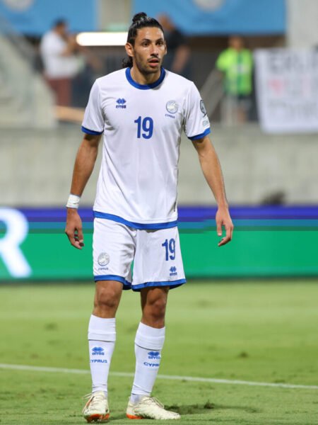 MARIOS ILIA - CYPRUS NATIONAL TEAM – MATCH ISSUED JERSEY - EURO 2024 QUALIFIERS