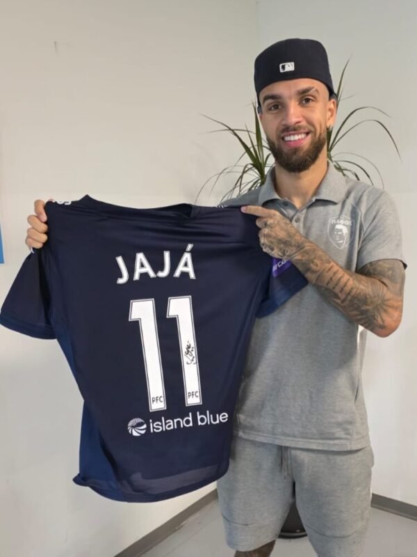 JAJA – PAFOS FC – MATCH-WORN AND SIGNED JERSEY – PAFOS VS DYNAMO KYIV (2-0, 12/08/2025) – UEFA CHAMPIONS LEAGUE QUALIFIERS - Image 2