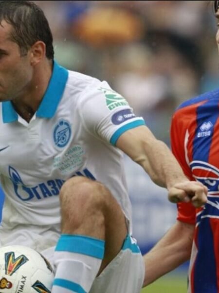 ALEKSANDR KERZHAKOV - ZENIT SAINT PETERSBURG – MATCH WORN JERSEY IN RUSSIAN CUP FINAL - ZENIT vs SIBIR (1-0, 16/05/2010)