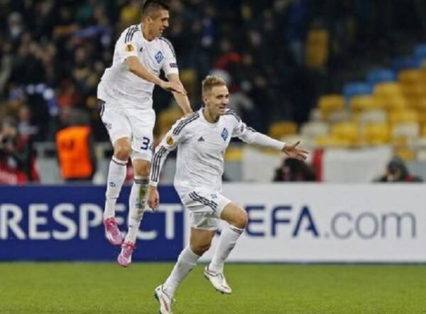 Yevgen Khacheridi – Dynamo Kyiv – MATCH-WORN AND SIGNED SHIRT – EUROPA LEAGUE – SEASON 2015/2016