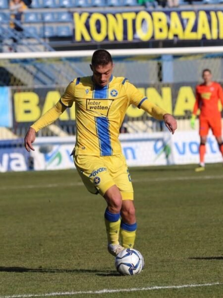 GIANNIS KOTSIRAS - ASTERAS TRIPOLIS – MATCH WORN AND SIGNED JERSEY - GREEK SUPER LEAGUE - SEASON 2019/2020
