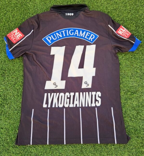 Charalambos Lykogiannis – Sturm Graz – MATCH WORN JERSEY – AUSTRIAN BUNDESLIGA – SEASON 2016/2017 - Image 2