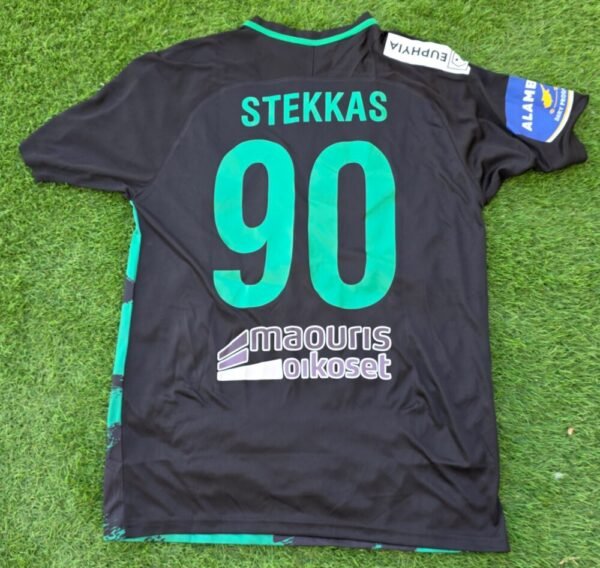 MICHALIS MAKINES STEKAS – OLYMPIAKOS NICOSIA – MATCH-ISSUED (BLACK) JERSEY – CYPRIOT SECOND DIVISION – SEASON 2024/2025 - Image 2