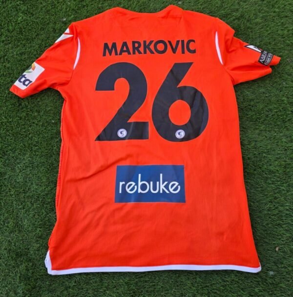 DUSAN MARKOVIC – ETHNIKOS ACHNAS – MATCH WORN JERSEY – CYPRIOT FIRST DIVISION – SEASON 2023/2024 - Image 2