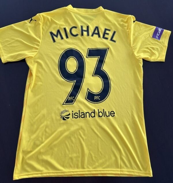 Neofytos Michael – Pafos FC – OFFICIAL JERSEY SIGNED BY THE WHOLE TEAM – SEASON 2024/2025 - Image 3