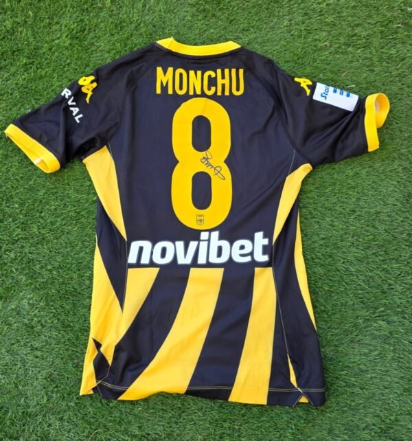 MONCHU – ARIS THESSALONIKI – MATCH WORN AND SIGNED – GREEK STOIXIMAN SUPER LEAGUE – SEASON 2024/2025 - Image 2