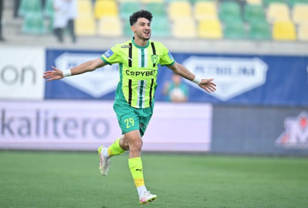 Giorgos Naoum – AEK Larnaca – MATCH WORN JERSEY – CYPRUS FIRST DIVISION – SEASON 2024/2025