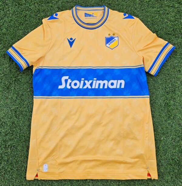PIEROS SOTIRIOU – APOEL – OFFICIAL SIGNED JERSEY – SEASON 2024/2025 - Image 3