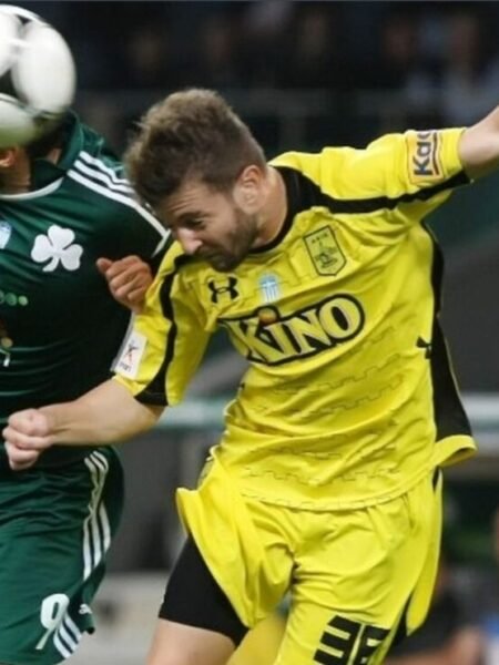 NIKOLAOS PSYCHOGIOS - ARIS THESSALONIKI – MATCH WORN JERSEY - GREEK SUPER LEAGUE - SEASON 2012/2013