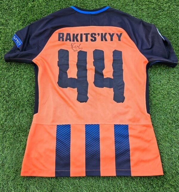 Yaroslav Rakitskyi – Shakhtar Donetsk – MATCH WORN AND SIGNED JERSEY – CHAMPIONS LEAGUE – SEASON 2018/2019 - Image 2