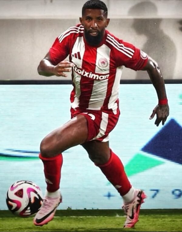 RODINEI – OLYMPIACOS PIRAEUS – OFFICIAL TEAM-SIGNED JERSEY – SEASON 2024/2025